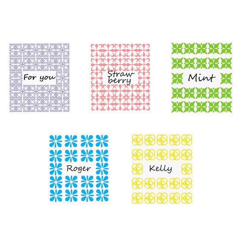 Kare Kind Labels for Lip Balm Tubes - Value Pack of 400 Stickers - 200 Writable & 200 Printed - Self Adhesive - Fineliner Pen Included - Image 3